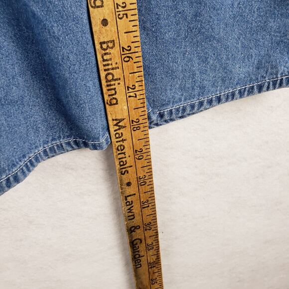 Vintage Disney Mickey Unlimited Womens 14W‎ Minnie Embroiderd Pocket Denim Shirt - Picture 6 of 7